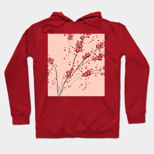 Pink Blush Cherry Blossoms Aesthetic Hoodie